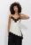 Haute L'Amitié Top Dames Naomi Asym Contrast Lingerie Top,