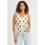 Cache Cache gebloemd gilet crochet ecru