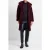 French Connection Boucle Peak L Burgundy Red