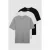 3-pack T-shirts met ronde hals