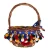 Dolce & Gabbana Vrouwen Multicolor Katoen Versierde Agnese Mand Draagtas