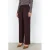 Soyaconcept straight leg broek – donkerbruin