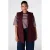 MS Mode gilet – donkerrood