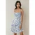 Bloemenpatroon Mini-jurk
