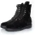 Chanel Velvet combat veterlaarzen