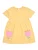 Lindex Jurk  lichtgeel / groen / pastelroze