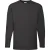 Fruit of the Loom Heren Valueweight T-shirt met lange mouwen (Zwart)
