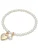 Lulu & Jane Armband  goud / wit