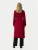 GOBI Cashmere Tussenmantel ‘Women’s Double-Breasted Cashmere Coat’  bordeaux