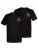 H.I.S Shirt  zwart / wit