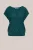 WE Fashion – Dames trui met glittergaren – Regular fit – Zeegroen –