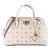 GUESS Handtas ‘Emelie’  lichtbruin / wit