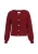 Usha Gebreid vest  bourgogne