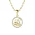 Ram Zodiac hangers – Goud en kristal