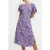 French Connection Fotini Eco Delphine Cut-out Back Midi Dress Placid Blue