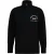 Gant Heren Fleece Sweatshirt met Kwart Ritssluiting (Zwart)