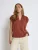 minus Blouse ‘Fiba’  roestrood