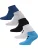 Hummel Sokken ‘Match Me’  blauw / lichtgrijs / zwart / wit