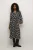 Jurk Regular fit black offwhite