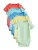 Next Rompertje/body  blauw / turquoise / geel / pastelgroen / rood