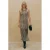 VERO MODA midi jurk zwart