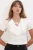 Fleurige Knoop-Voorkant Crop Top