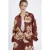 Mango gebloemde blouse donkerrood