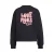 Me & My Monkey rechtvallende sweater met backprint – donkerblauw