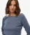 Bardot Off-shoulder Top Blauw
