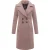 Navahoo Dames Trenchcoat Wooly – Premium Wintermantel met Elegante Pasvorm