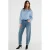 Maicazz & Zizo high waist barrel jeans – medium blauw denim