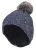 Heat Holders – Thermische pomponhoed voor dames – Blauw