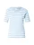 NÜMPH Shirt ‘MIXIE’  lichtblauw / wit