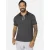 Jan Vanderstorm oversized polo Plus Size ISFRIED zilvergrijs