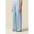 Oltre Palazzo Pants In Tencel Light Blue