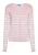 SANIKA Gebreid vest  rosa / wit