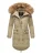 Navahoo Dames Winterjas Rosinchen – Klassieke Parka met Afneembare Kunstbontkraag