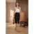 Hoge Taille Midi Pantalonrok met Splits
