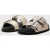 AllSaints Sian Raffia Sandal Silver