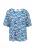 comma casual identity Blouse  blauw / zalm roze / wit