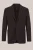 WE Fashion – Heren regular fit blazer van linnenmix – Regular fit – Donkerbruin – Katoen –
