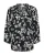 Kaffe Blouse ‘KATine’  zwart / parelwit