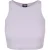 Urban Classics Dames/Dames Ribbed Crop Top (Lila)