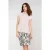 Popeline blouse met korte mouwen