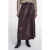 Rino & Pelle faux leather skirt with belt chelsea.7502611 10873 chocolate bean
