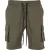 Urban Classics Herenkoord Cargo Shorts (Olijf)
