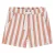 Babyface regular gestreepte casual short oranje