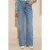 TRENDYOLMİLLA Dames Blauw Effen Wijde pijp Hoge taille Jeans