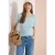 Basic Shirt met ronde hals in effen kleur