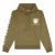 Diesel Dot-logo groene hoodie